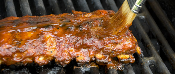 BBQ Pork Spareribs with Plum Sauce