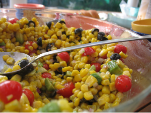 Sweet corn salad